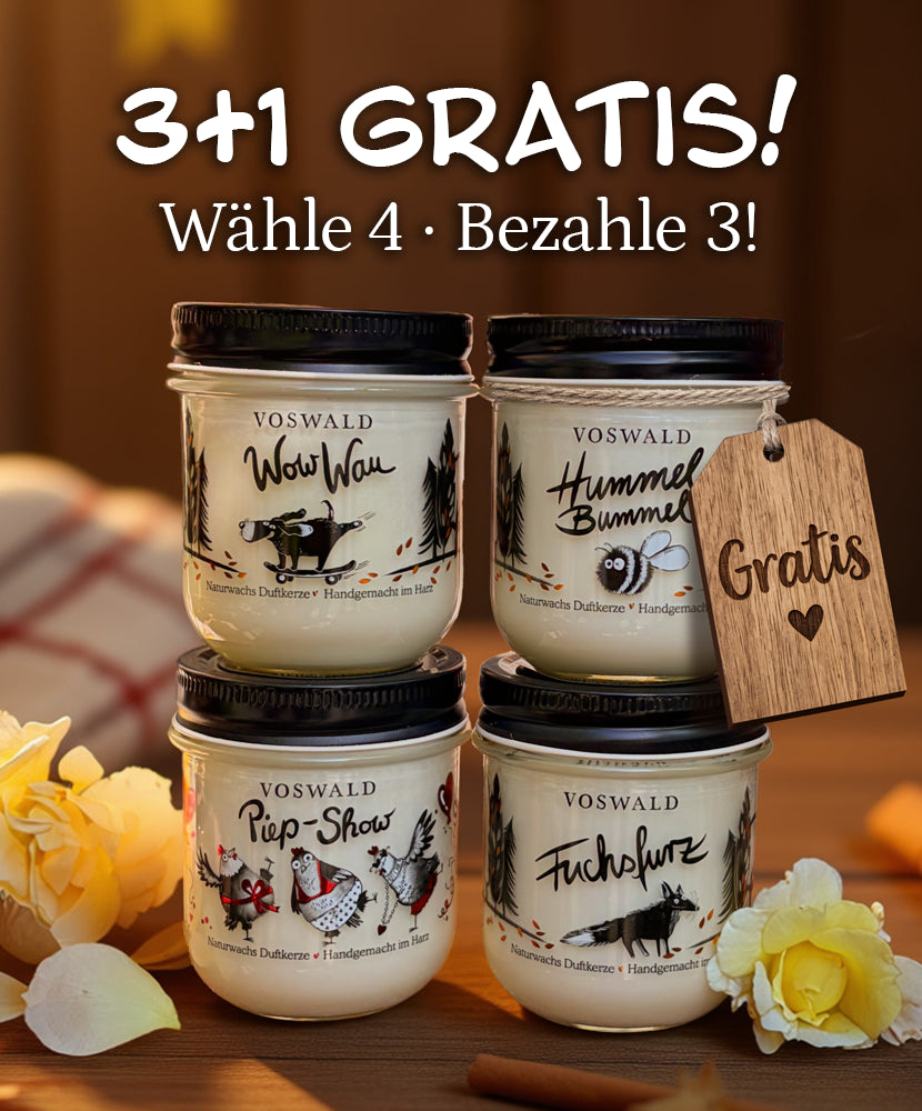 3+1 Duftkerzen Bundle Bild Voswald