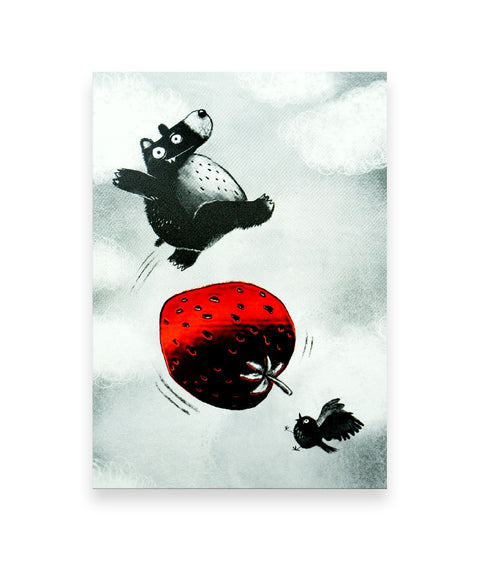 Erdbär – Postkarte