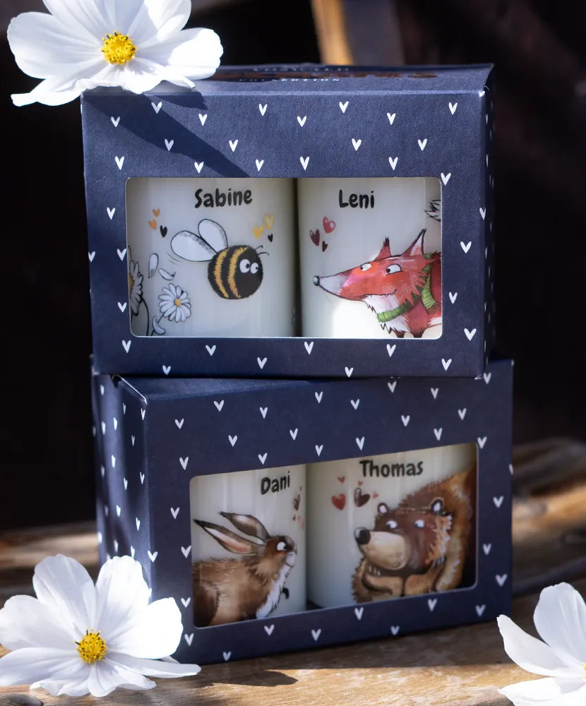 Soulmates Duo – Personalisiertes Duftkerzen-Set