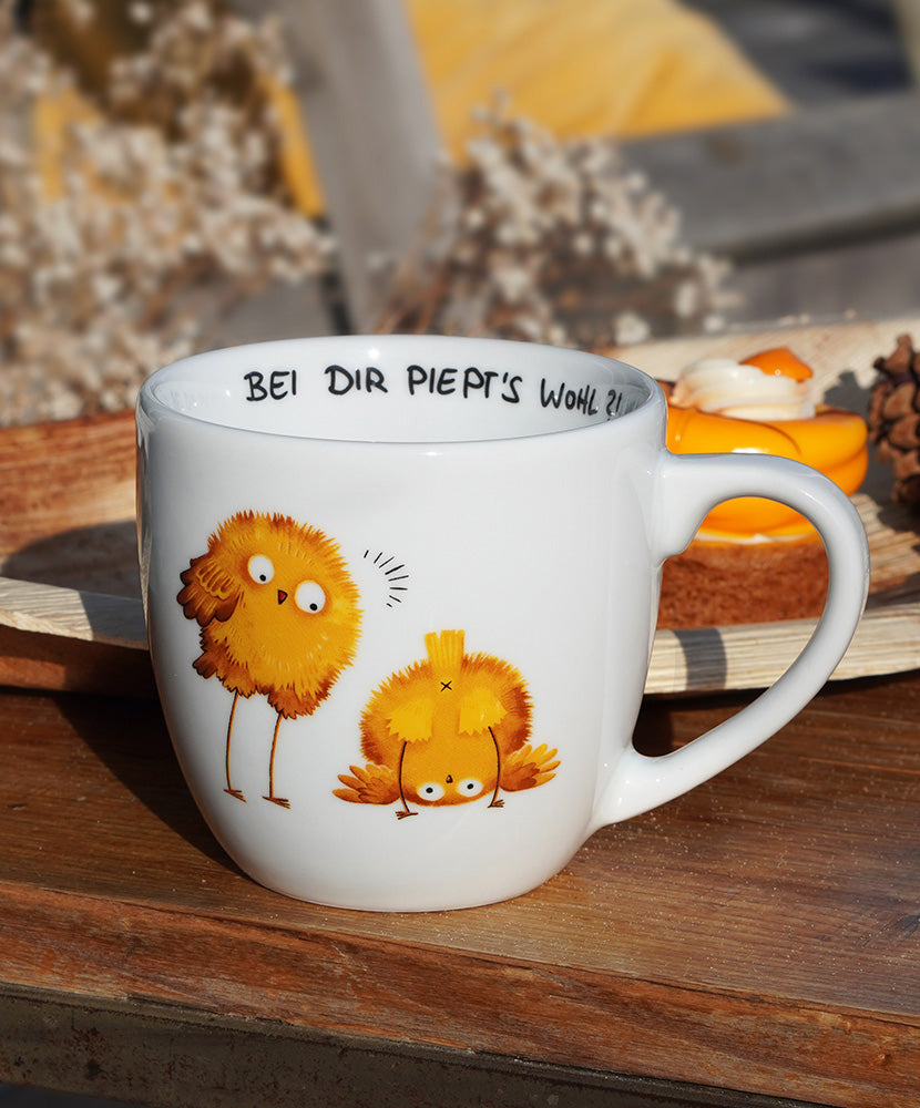 Tasse »Bei dir piept's wohl?!«