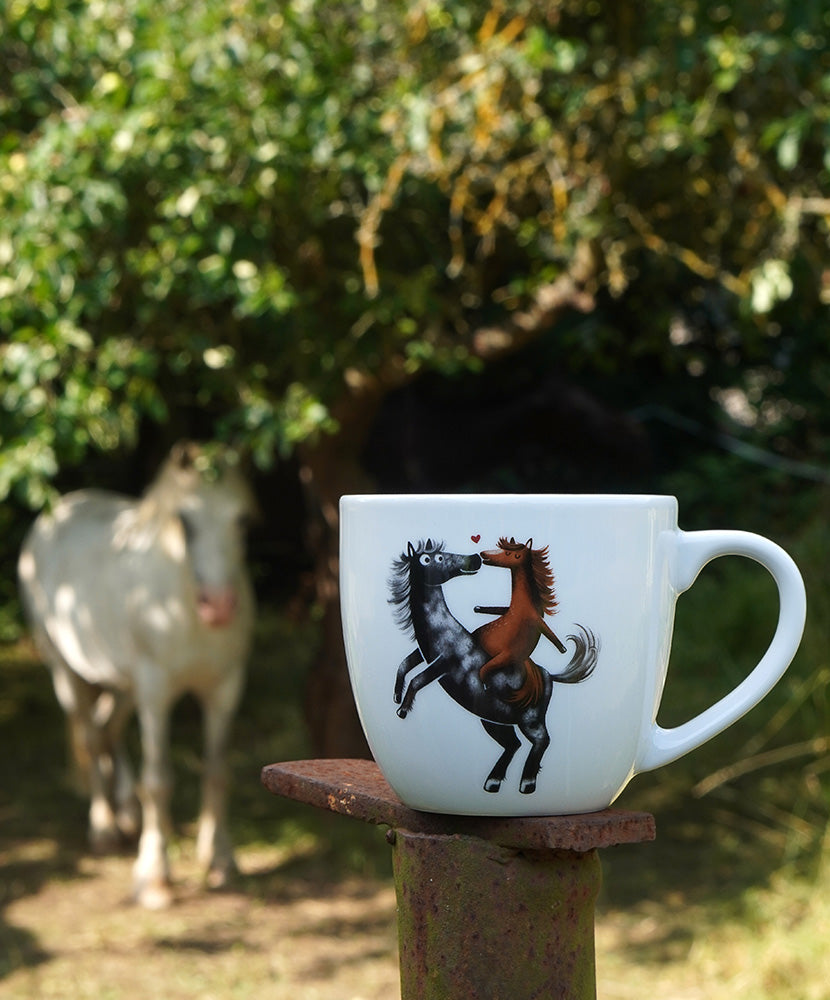 Tasse »Pferdammt, ich lieb' dich!«