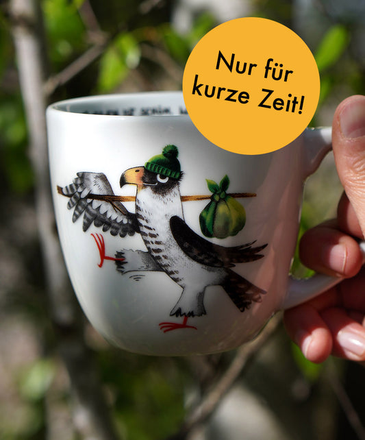 Tasse »Fliegen ist schön. Wandern ist schöner!«