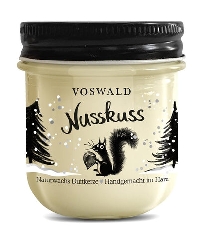 Voswald Nusskuss Duftkerze Freisteller